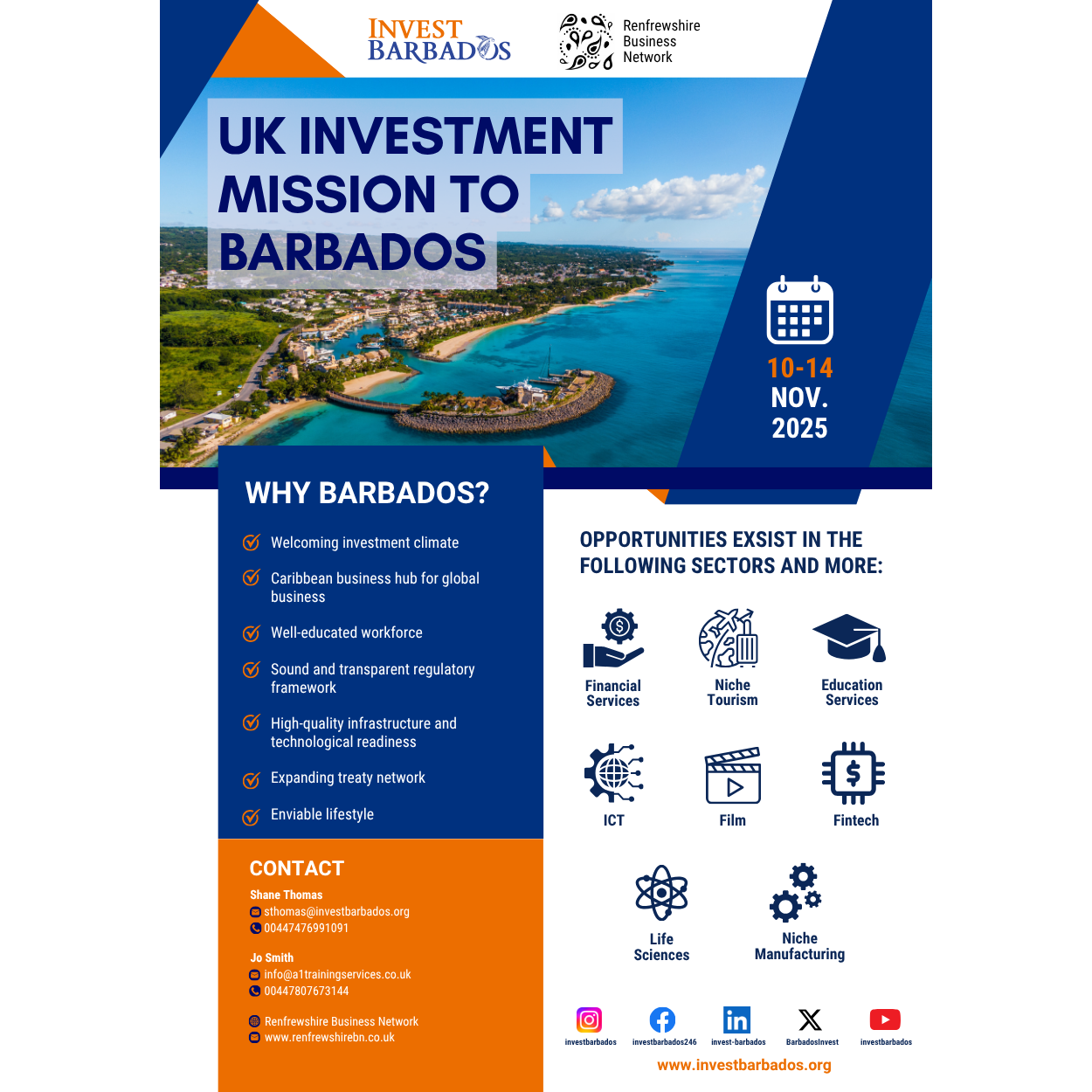 UK Investment Mission to Barbados